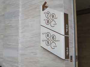 博物馆楼层导视牌